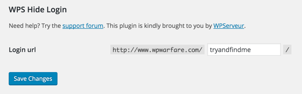 WordPress Custom Login URL Plugin